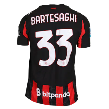 AC Milan 팀의 Davide Bartesaghi 셔츠