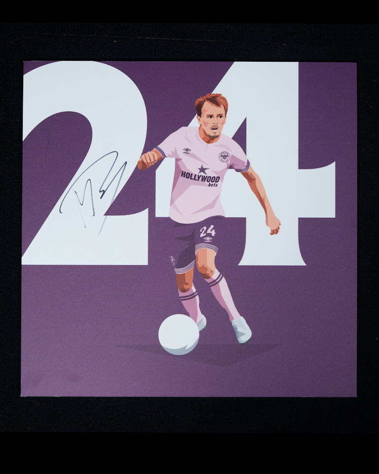Mikkel Damsgaard - Away Dressing Room Plaque