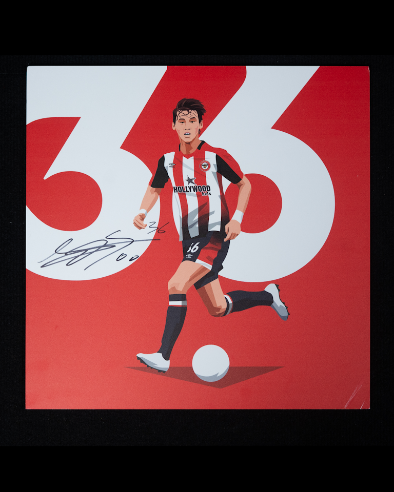 Kim Ji-soo - Away Dressing Room Plaque