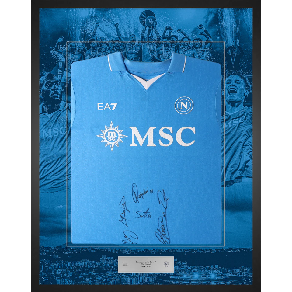 Limited Edition Framed Squad Signed Shirt #6