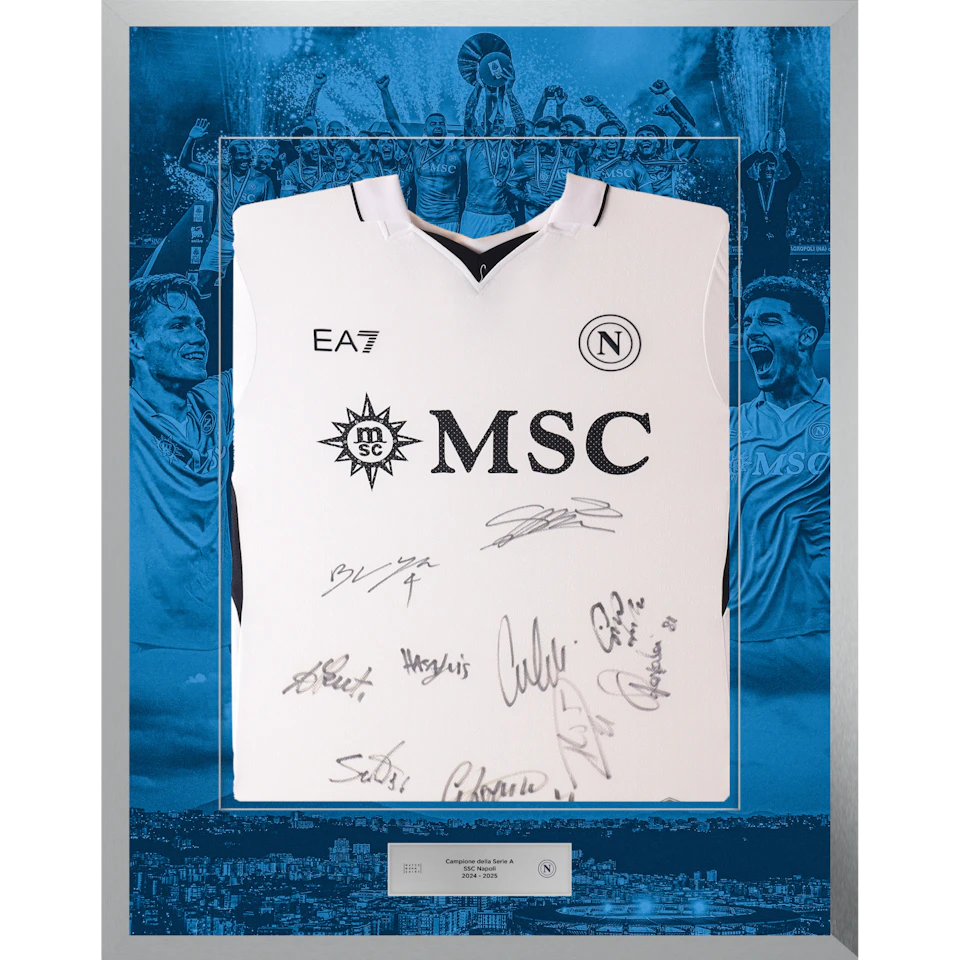 Limited Edition Framed Squad Signed Shirt #10