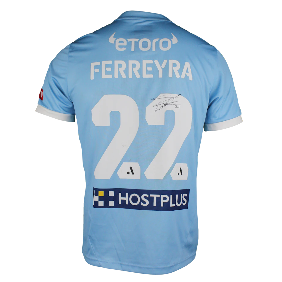 Melbourne City 팀의 Germán Julio Ferreyra 셔츠