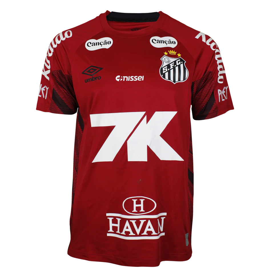 来自Santos的Gabriel Nascimento Resende Brazão球衣