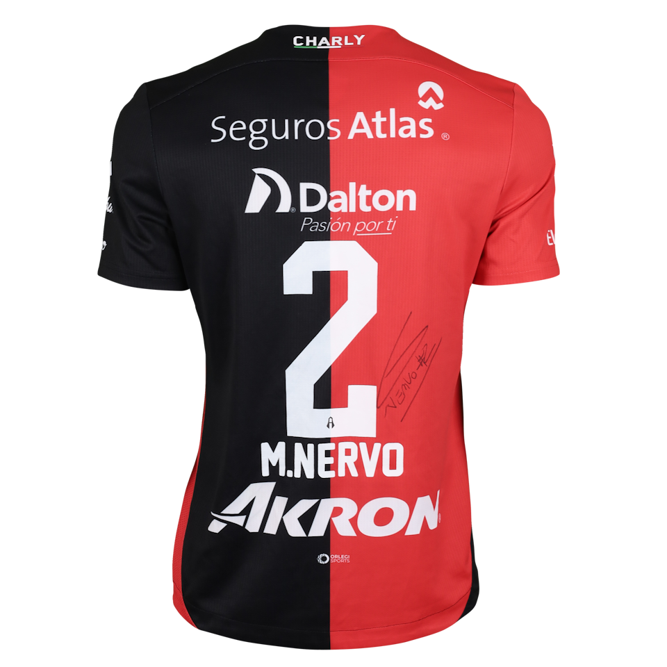 Hugo Martín Nervo Atlas FC jersey