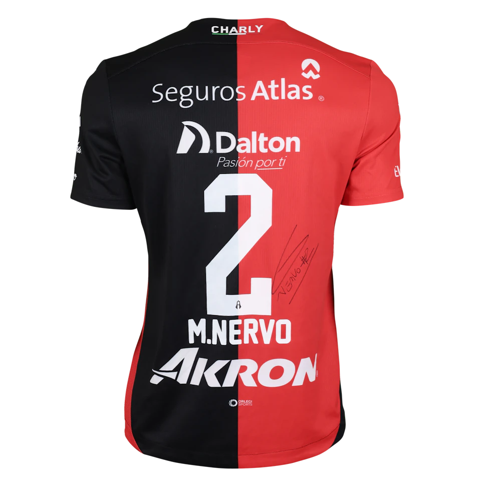 Hugo Martín Nervo Atlas FC jersey
