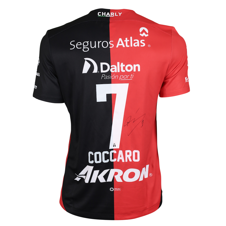 Atlas FC 팀의 Matías Fernando Cóccaro Ferreira 셔츠