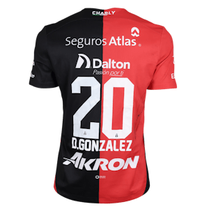 Diego Luis Gonzalez Alcaraz Atlas FC jersey