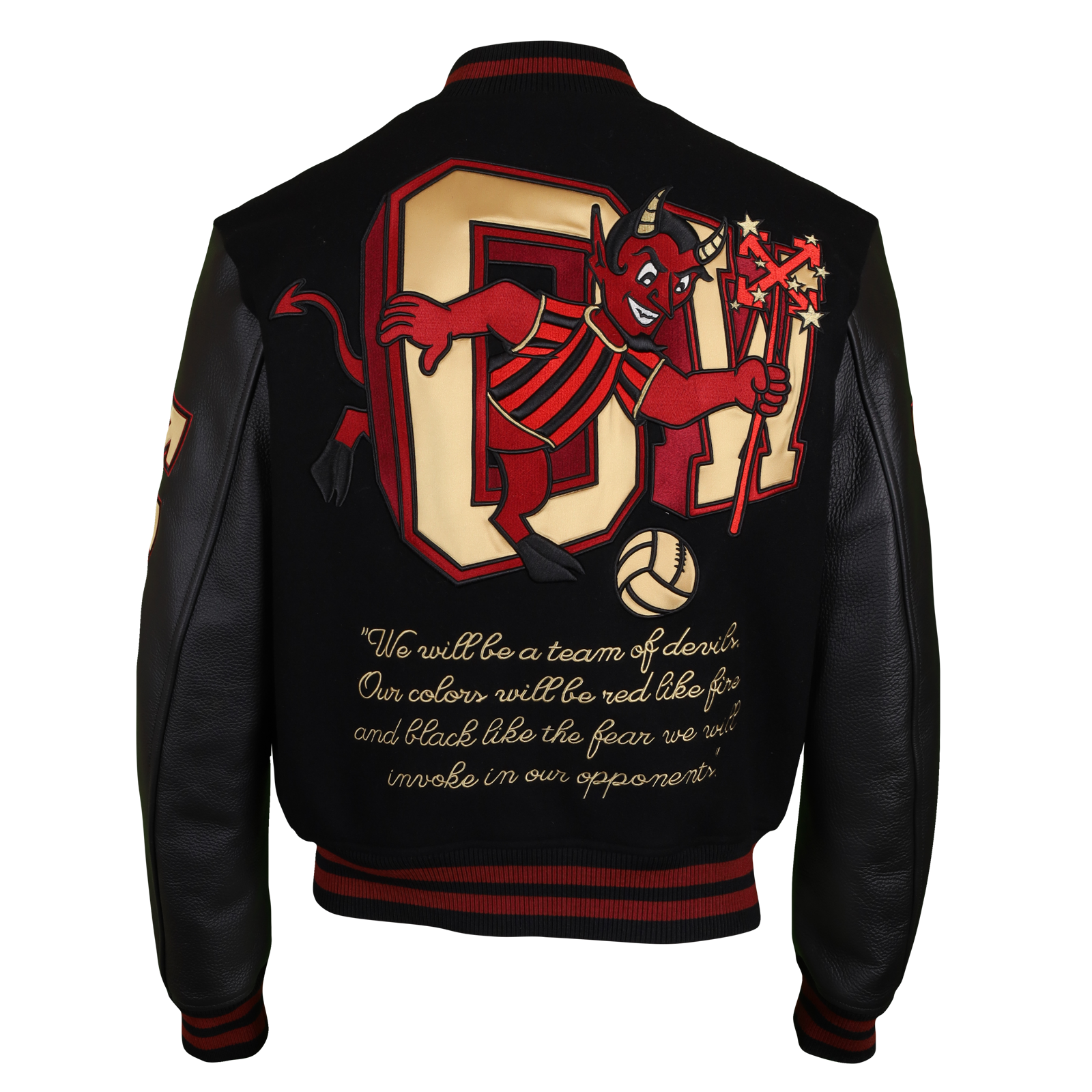 Off-White™️ c/o AC Milan 24/25 varsity jacket