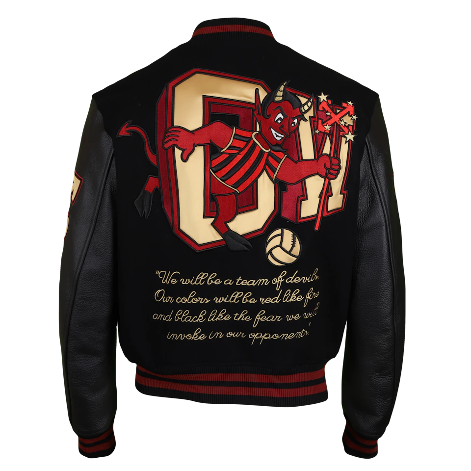 Off-White™️ c/o AC Milan 24/25 varsity jacket
