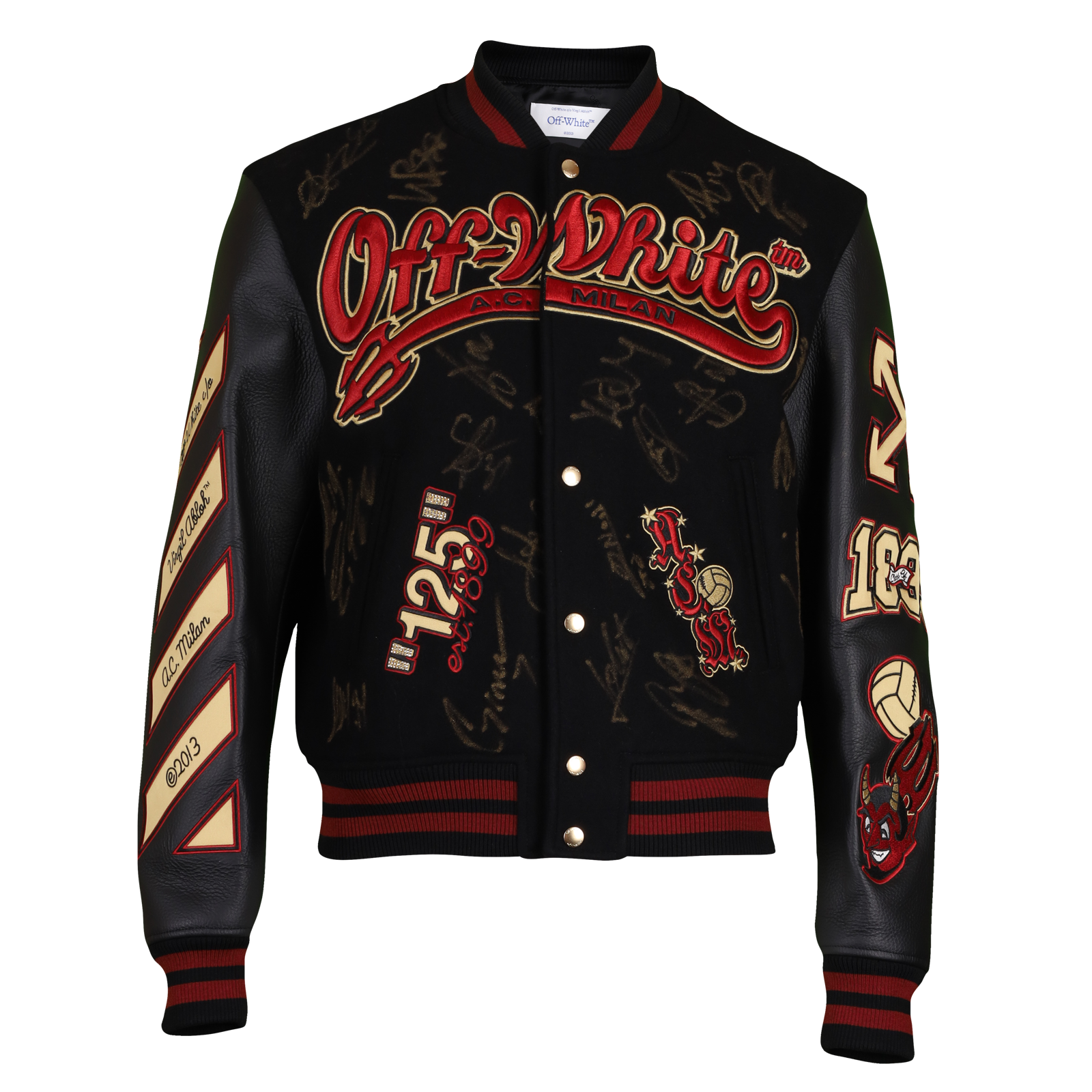 Off-White™️ c/o AC Milan 24/25 varsity jacket
