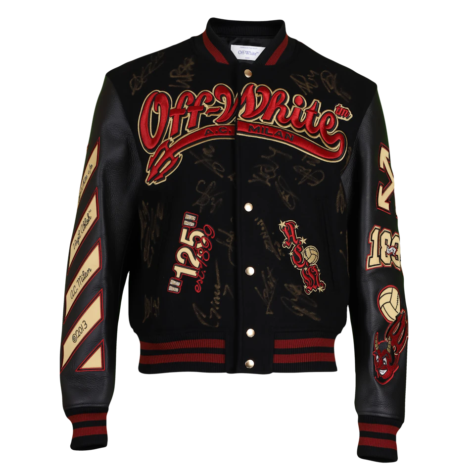 Off-White™️ c/o AC Milan 24/25 varsity jacket