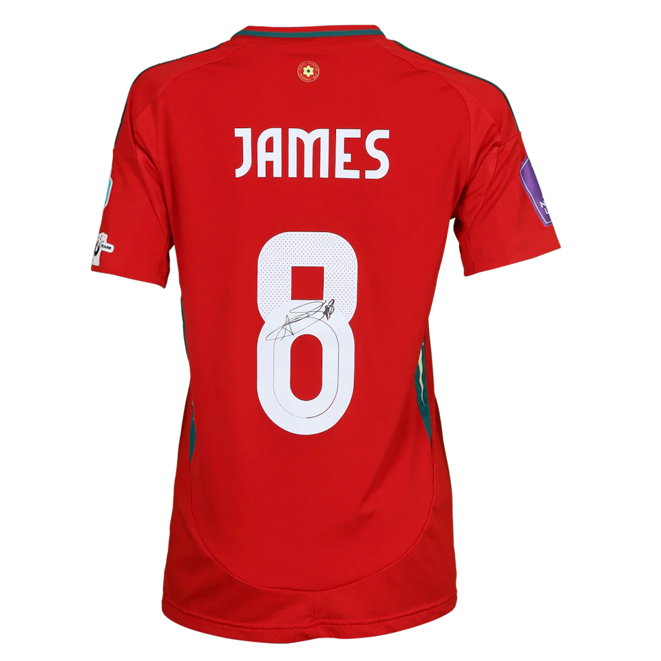 来自Wales W的Angharad James-Turner球衣