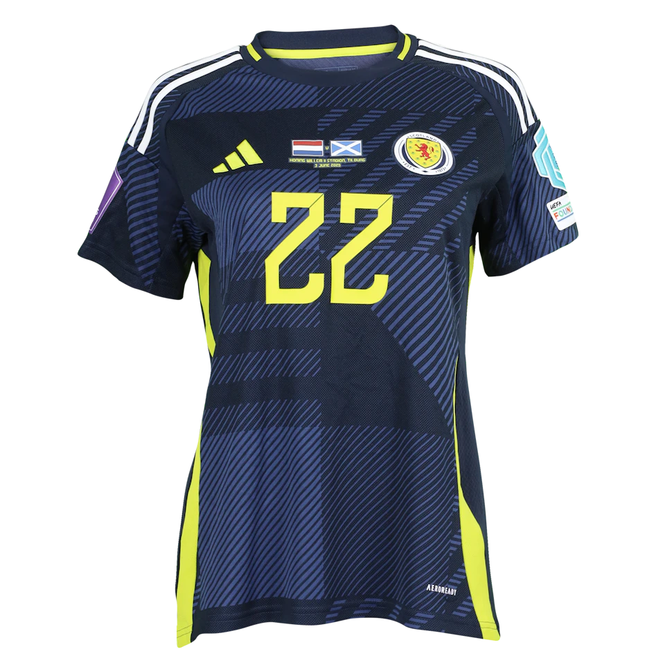 来自Scotland W的Erin Cuthbert球衣