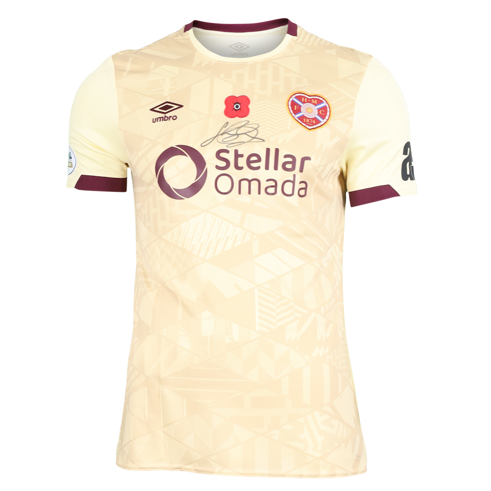 Stephen Kingsley  Heart of Midlothian shirt