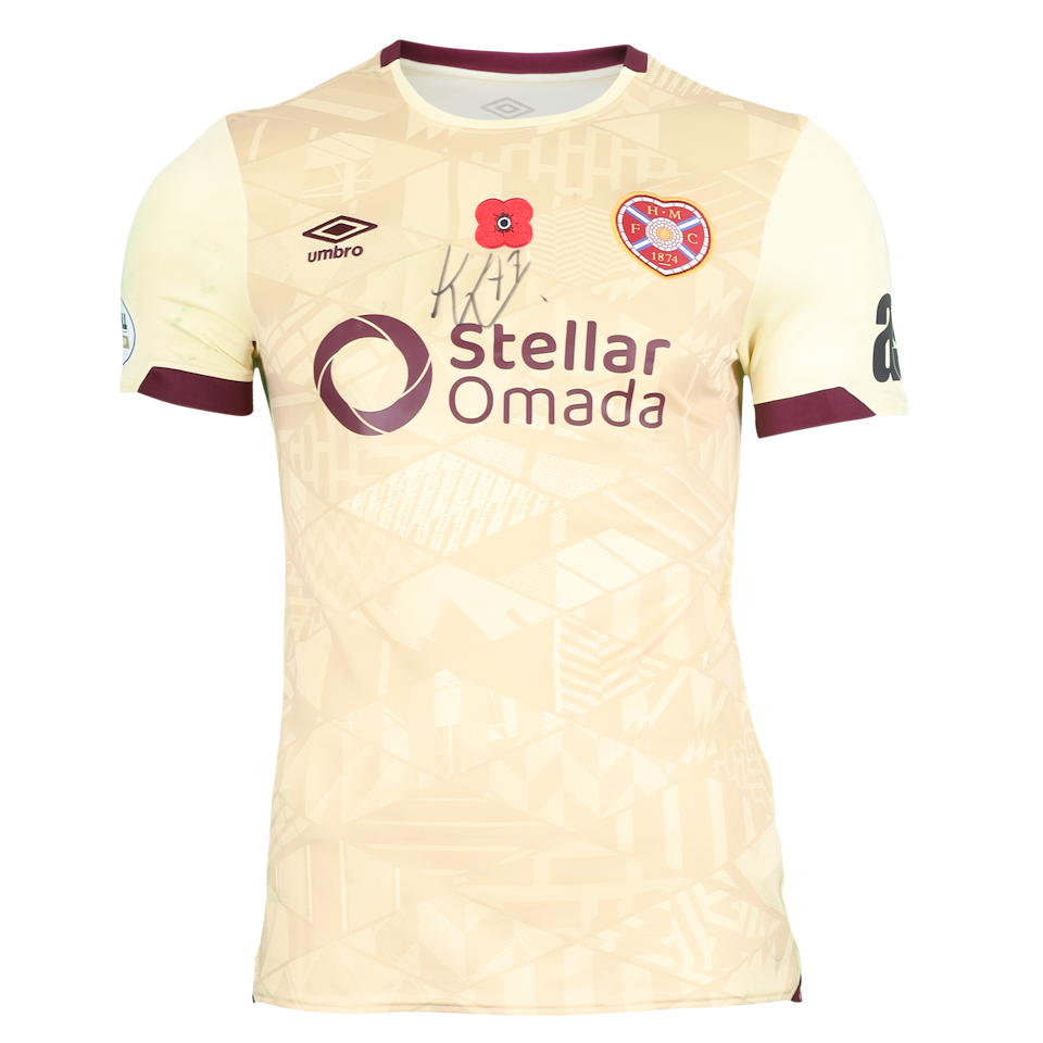 Kenneth Vargas Heart of Midlothian shirt