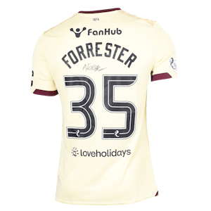 Alan Forrest Heart of Midlothian shirt