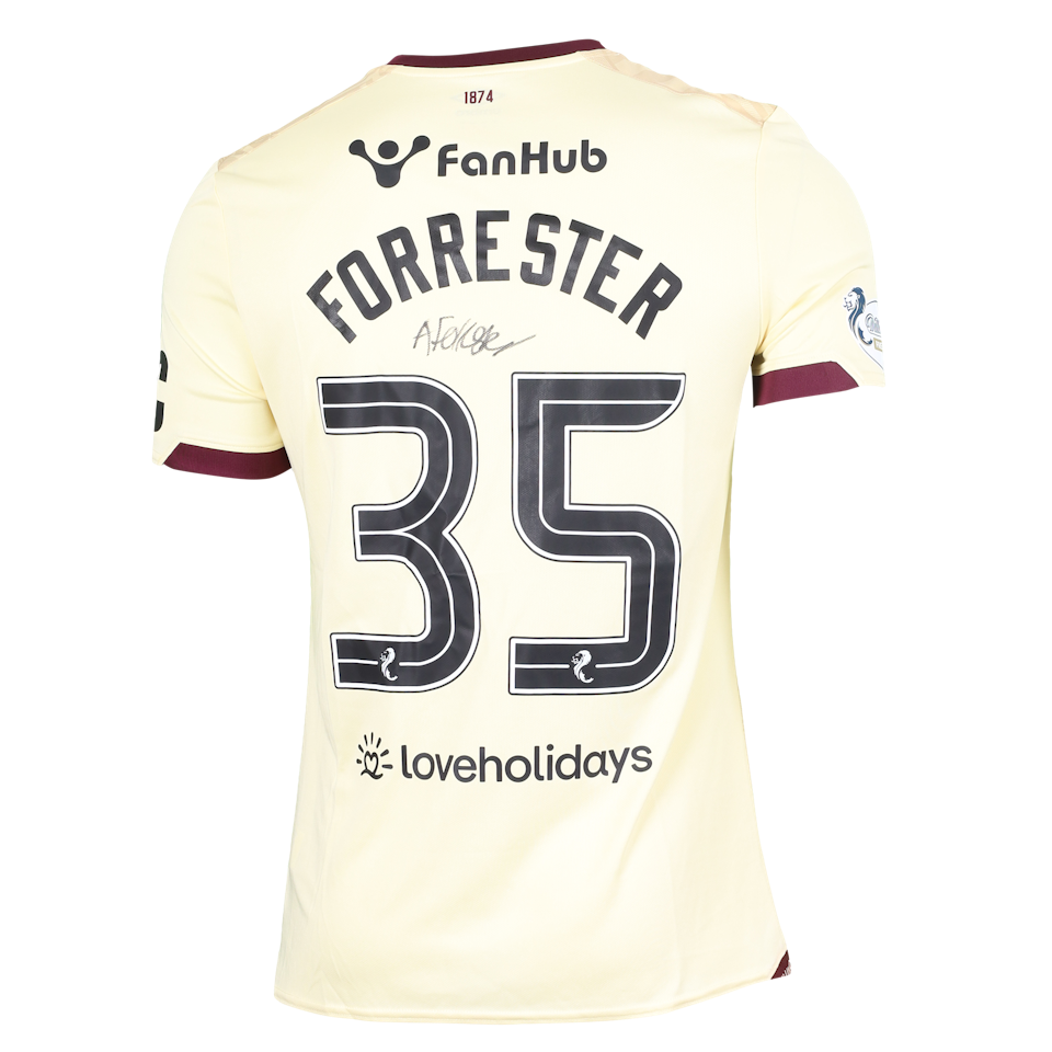 Alan Forrest Heart of Midlothian shirt