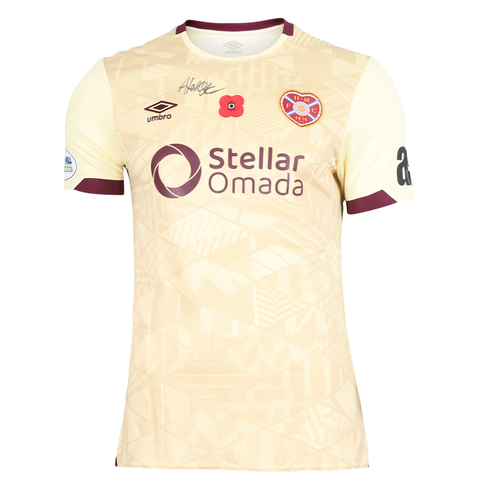 Alan Forrest Heart of Midlothian shirt