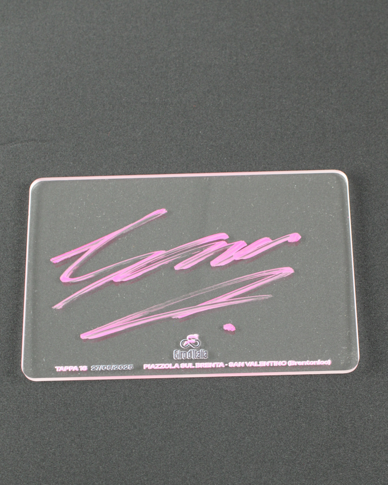 Christian Scaroni | Stage 16 Signed Plaque