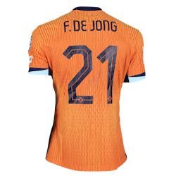 24-25 オランダユーロカップ アウェイユニフォーム21番 F.DE