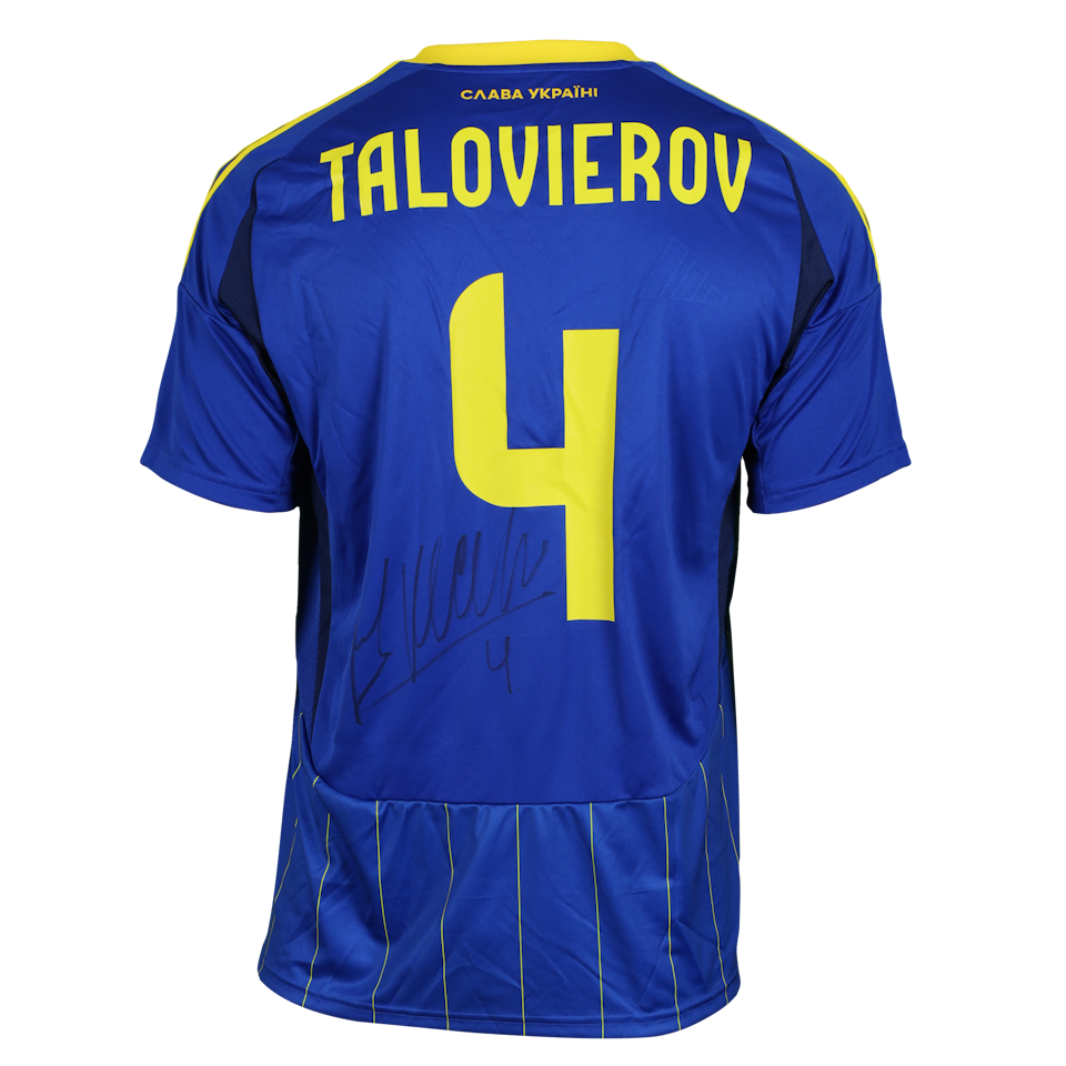 Maksym Talovierov Ukraine jersey