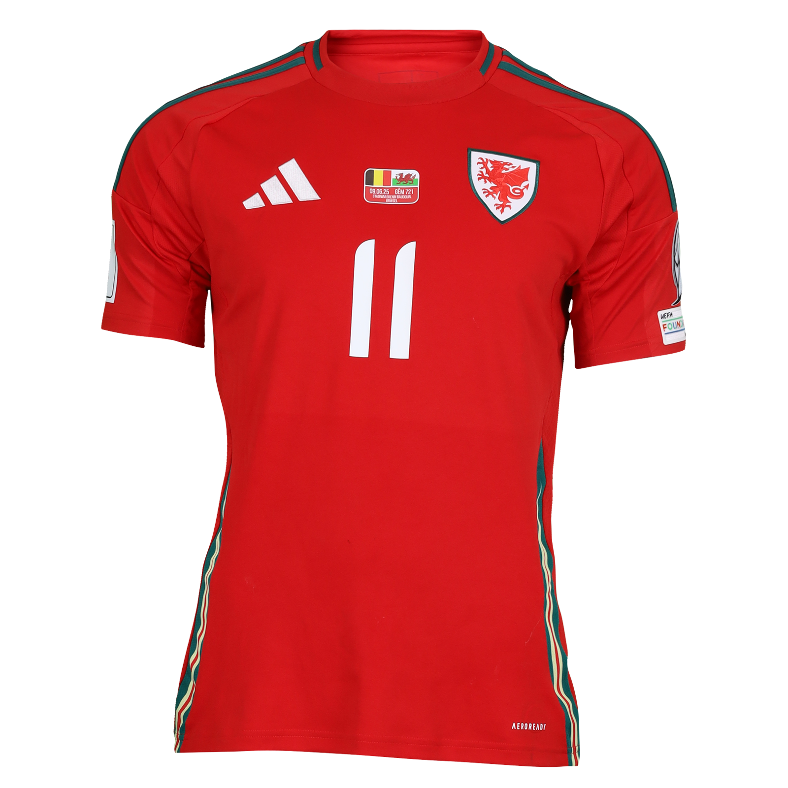 Brennan Johnson Wales shirt