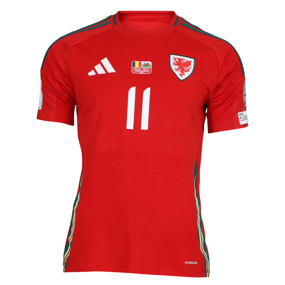 Brennan Johnson Wales shirt