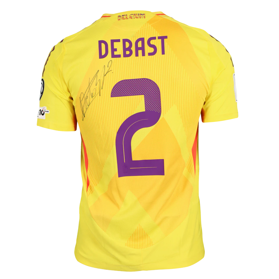 Zeno Debast Belgium jersey