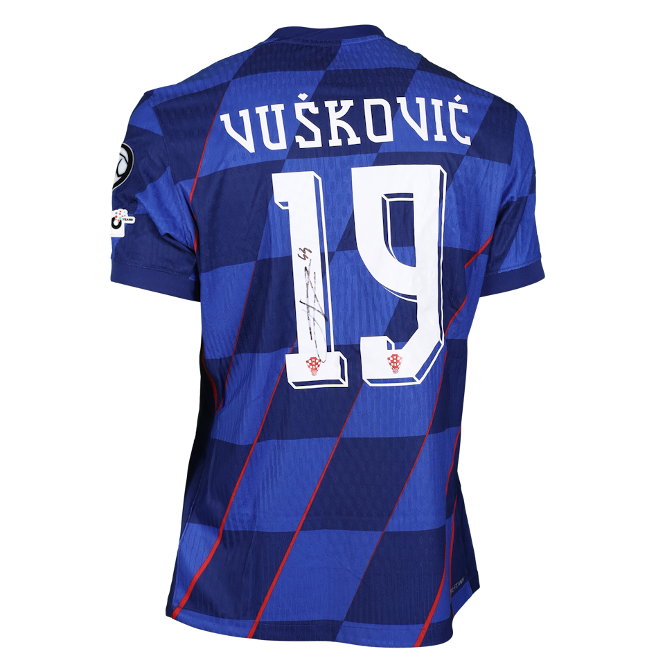 Luka Vušković Croatia jersey