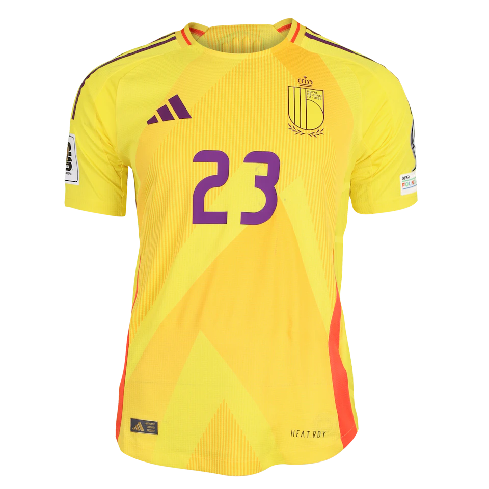 Alexis Saelemaekers Belgium jersey