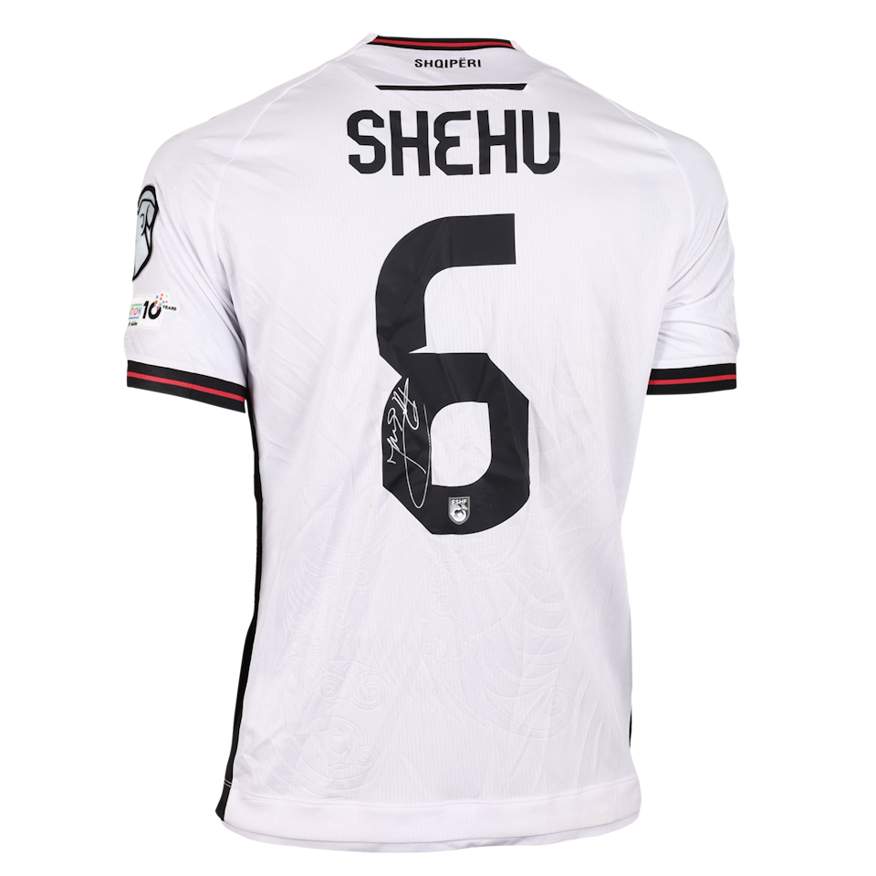 Juljan Shehu Albania shirt