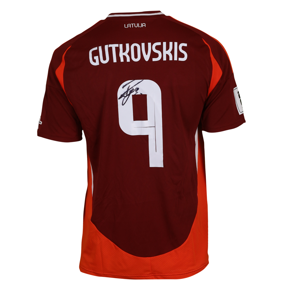 Maillot de Vladislavs Gutkovskis (Latvia)