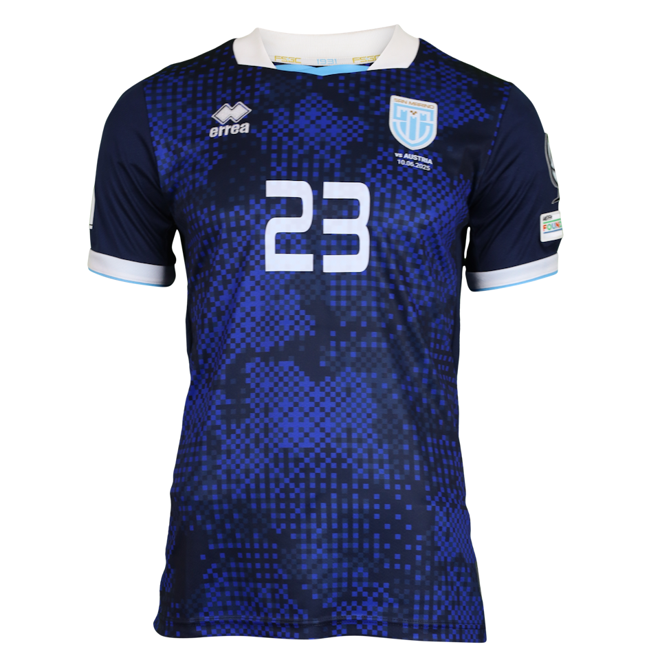 Matteo Valli Casadei San Marino shirt
