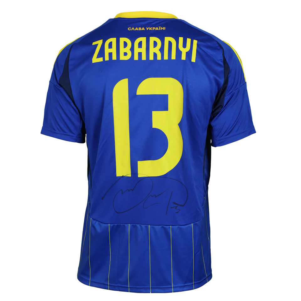 来自Ukraine的Illia Zabarnyi球衣