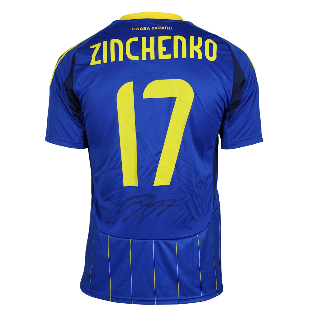 マンチェスター・シティ ジンチェンコ Zinchenko ユニフォーム　シャツ Oleksandr Zinchenko | New Zealand - Ukraine | MatchWornShirt