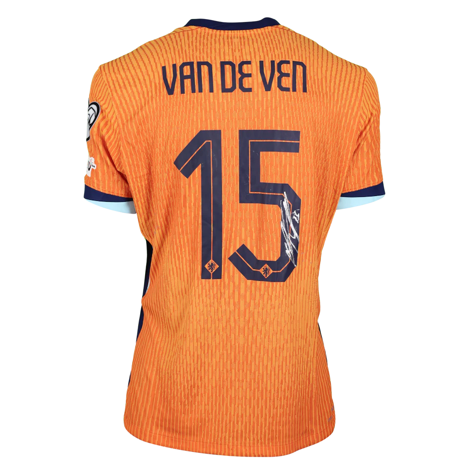 Micky van de Ven | Netherlands - Malta | MatchWornShirt