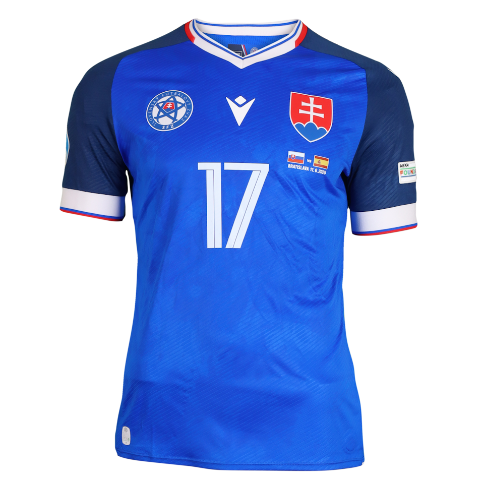 Adrián Kaprálik Slovakia U21 shirt