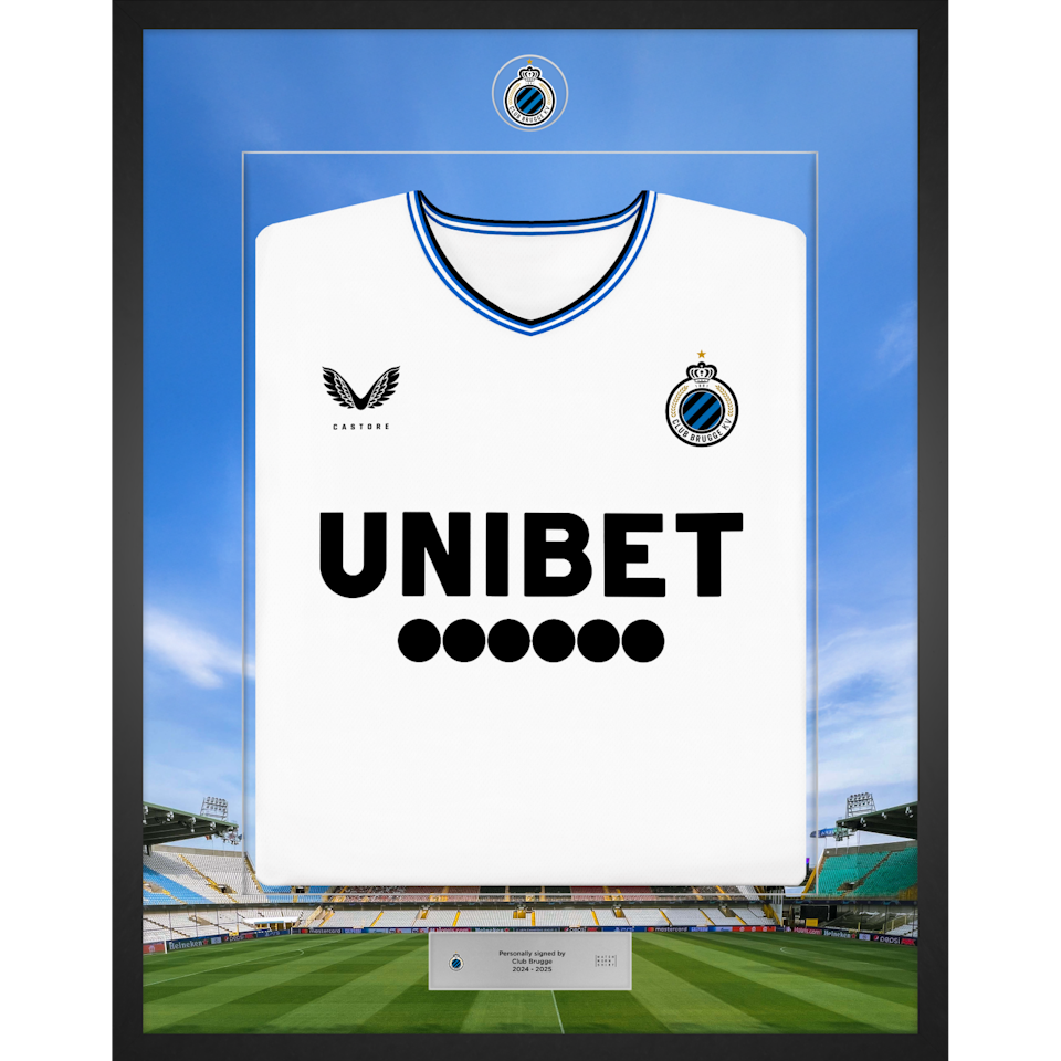 Limited Edition Framed Squad Signed Shirt - Away 4