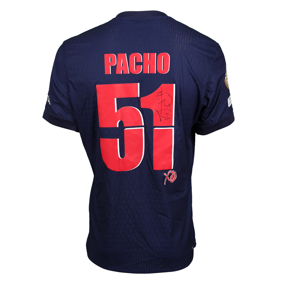 Maglia di William Pacho (Paris Saint-Germain)