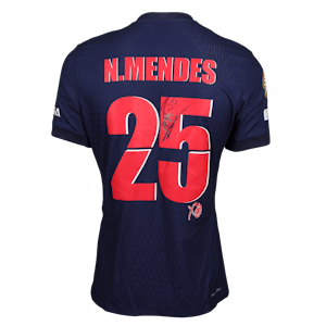Nuno Mendes Paris Saint-Germain jersey
