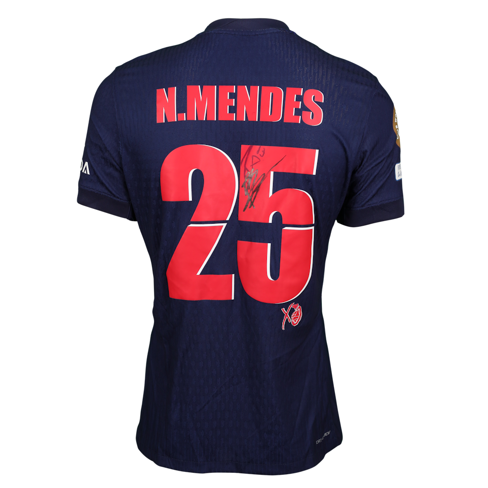 Nuno Mendes Paris Saint-Germain jersey