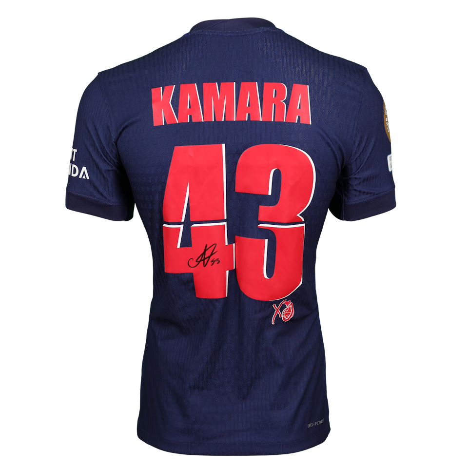 Noham Kamara Paris Saint-Germain shirt