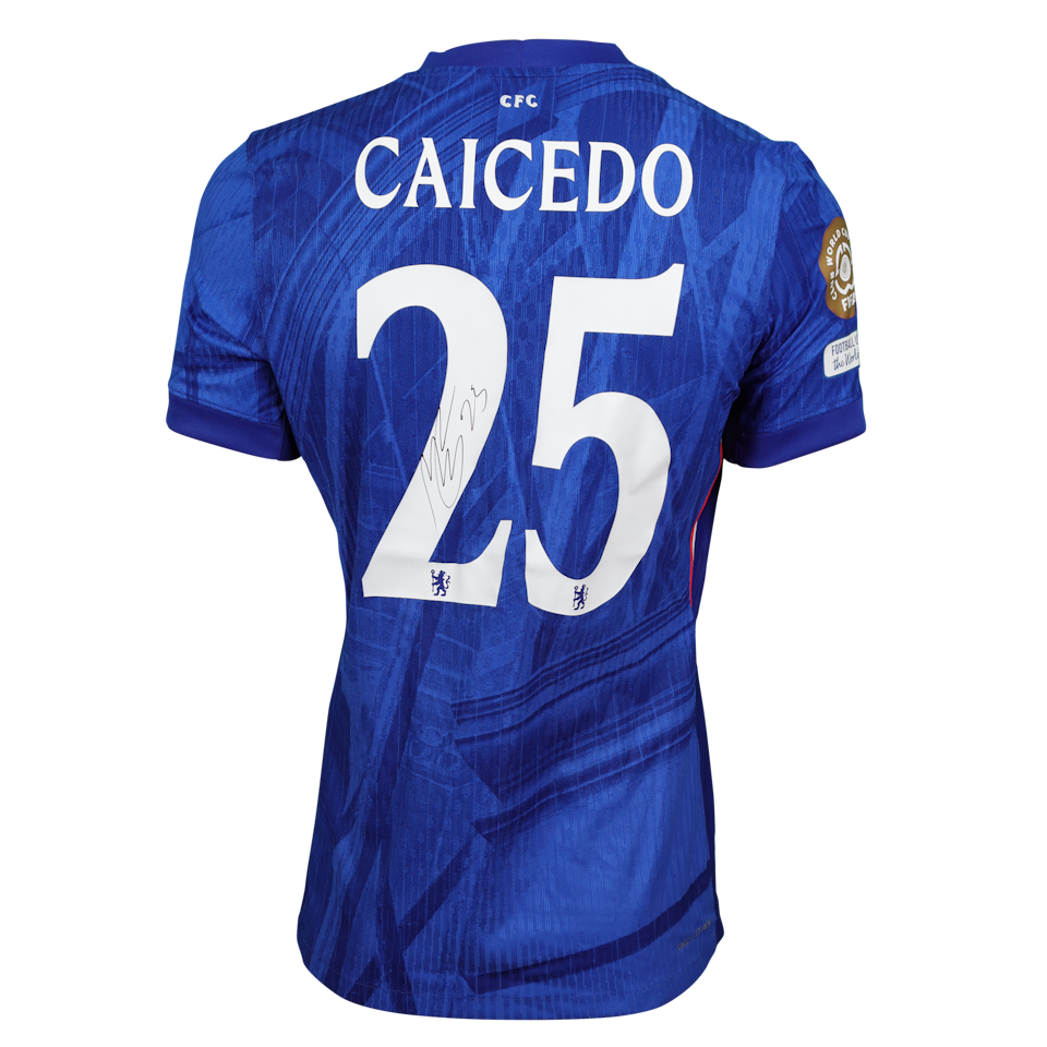 Moisés Isaac Caicedo Corozo Chelsea camisa.