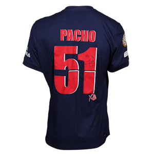 William Pacho Paris Saint-Germain shirt
