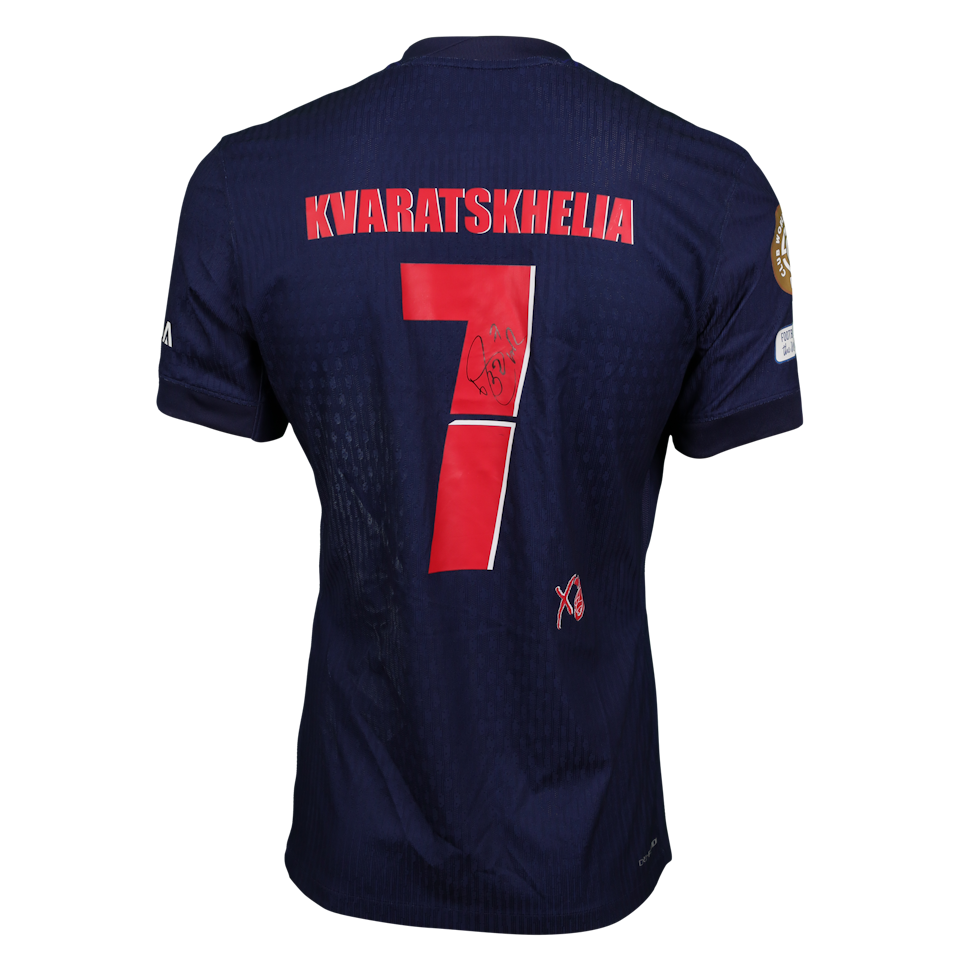 Camisa de Khvicha Kvaratskhelia Paris Saint-Germain
