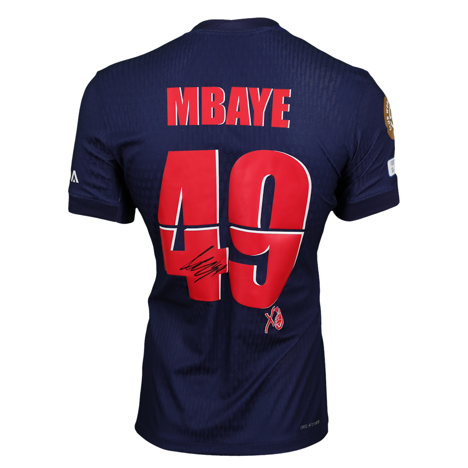 Ibrahim Mbaye Paris Saint-Germain shirt