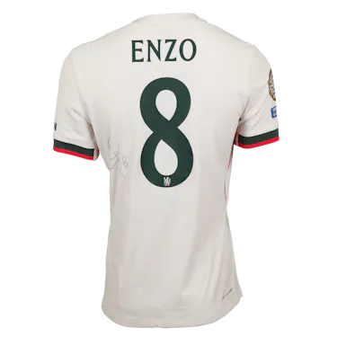 Enzo Fernández Chelsea camisa.