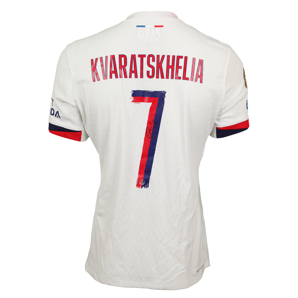 Khvicha Kvaratskhelia Paris Saint-Germain camisa.