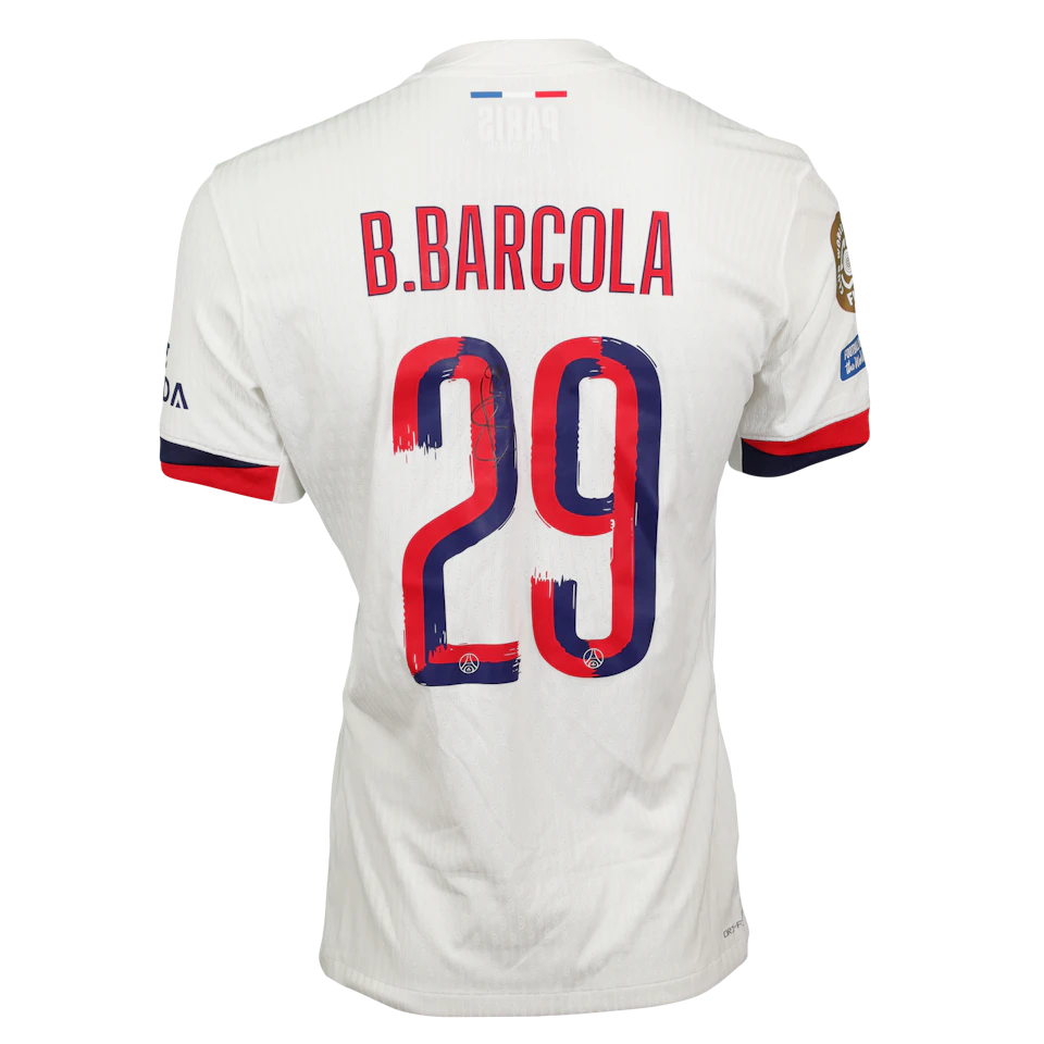 Bradley Barcola Paris Saint-Germain shirt