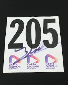 Jakob Omrzel | Signed Race Number